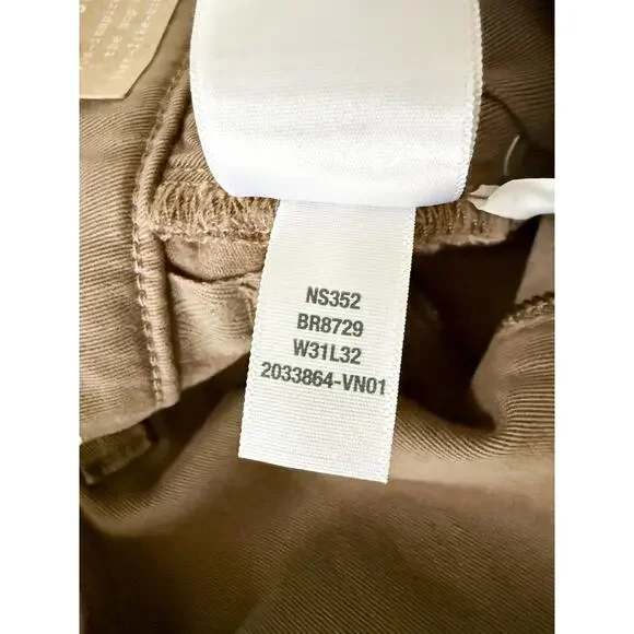 Madewell | NWT | The Allday 1991 Straight-Leg Pant in Driftwood Brown | Sz 31x32 - Picture 10 of 10